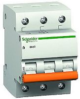 Выключатель автоматический Schneider Electric Домовой 3п C 40А ВА63 4.5кА картинка
